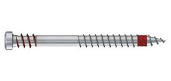 Wkręt tarasowy RT UNI, 5,0 mm, główka cylindryczna, gniazdo TX 20, gwint dociągający, kolor naturalny, stal nierdzewna A2, 500 sztuk