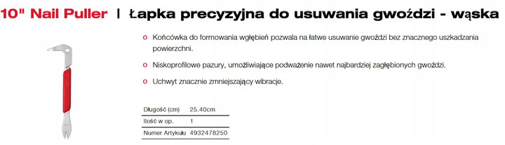 Łom Milwaukee 4932478250