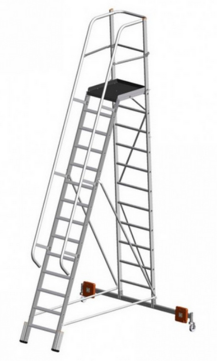 Pomost jezdny Vario typu kompakt szerokość 2.07 m - 14 stopni