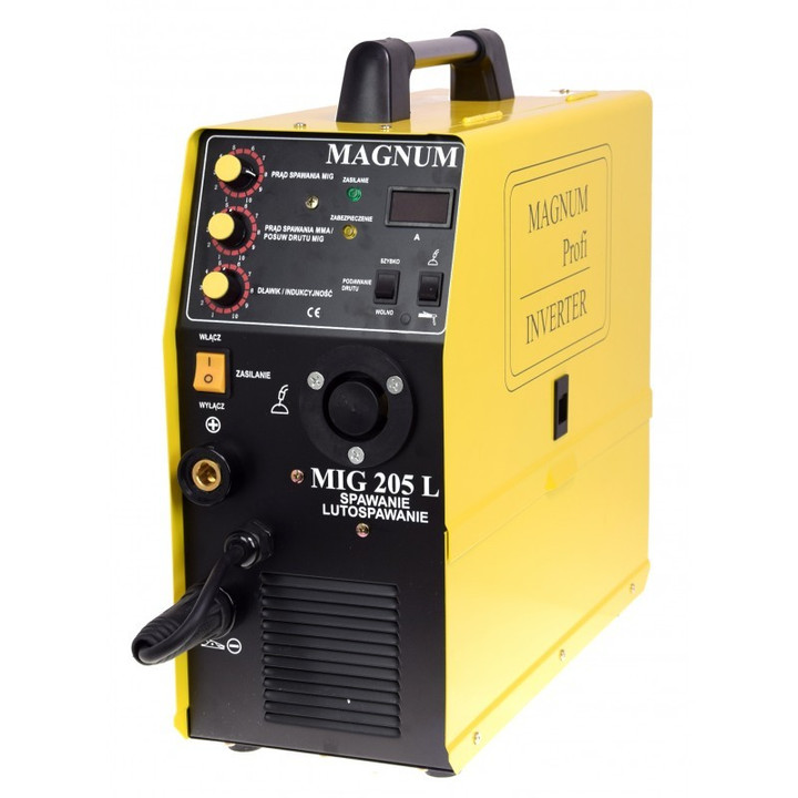 Półautomat spawalniczy Magnum MIG 205L LCD z lutospawaniem (200A/230V)