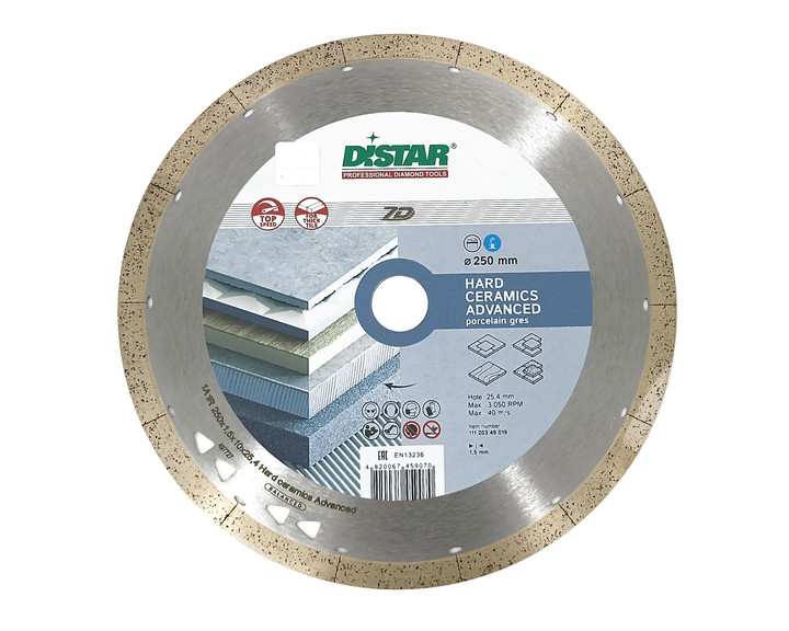 Tarcza tnąca Distar Hard Ceramics Advanced 250 mm