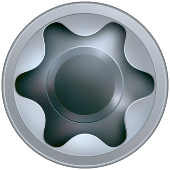 WKRĘT SPAX-ISO, ŚR. 10,0 MM, GŁÓWKA CYLINDRYCZNA, GNIAZDO T-STAR PLUS TX 50, GWINT DOCIĄGAJĄCY, SZPIC 4CUT, POWŁOKA ANTYKOROZYJNA WIROX, 50 SZTUK
