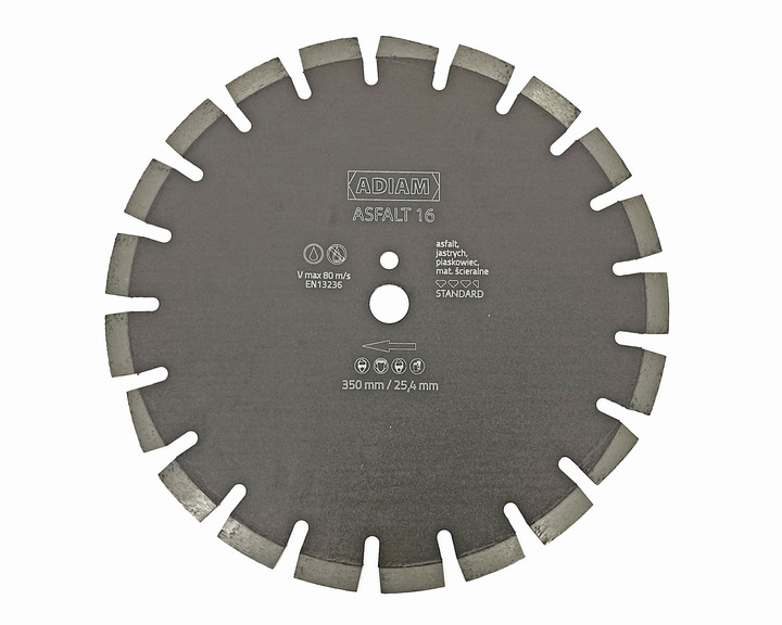 Tarcza diamentowa ADIAM ASFALT16 350