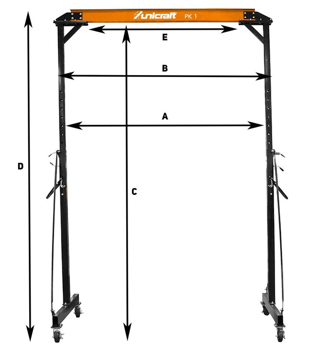 Suwnica bramowa / mobilny dźwig portalowy PK 1