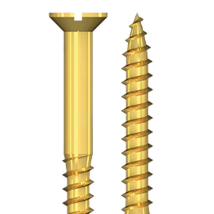 Wkręt mosiężny, 2,0 mm, główka stożkowa DIN 97, gniazdo płaskie , gwint niepełny, 200 sztuk