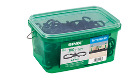 Podkładka dystansowa SPAX AIR 4,5 mm pod deskę tarasową z drewna miękkiego, 100 sztuk