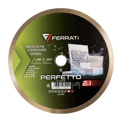 Tarcza diamentowa tnąca 2in1 250mm PERFETTO