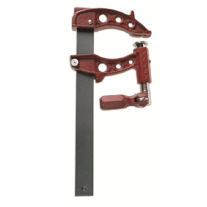 Ścisk Maxipress F-60 cm max. siła nacisku 900 kg , ramię 12 cm, szyna 35x8 mm