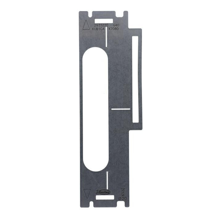 2935220 Szablon pod zawias Kubica K7080 G40 F20