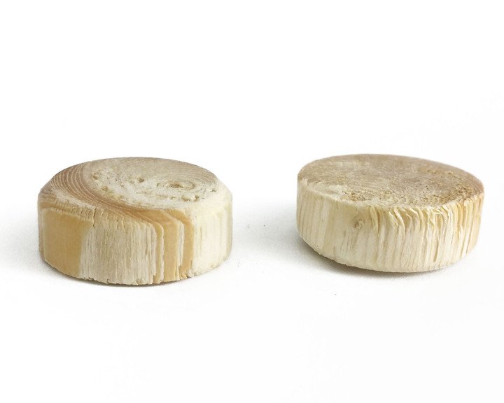 Fleki Gałęziowe Świerkowe FI 20mm (Zaprawki do Drewna) - 100 szt.