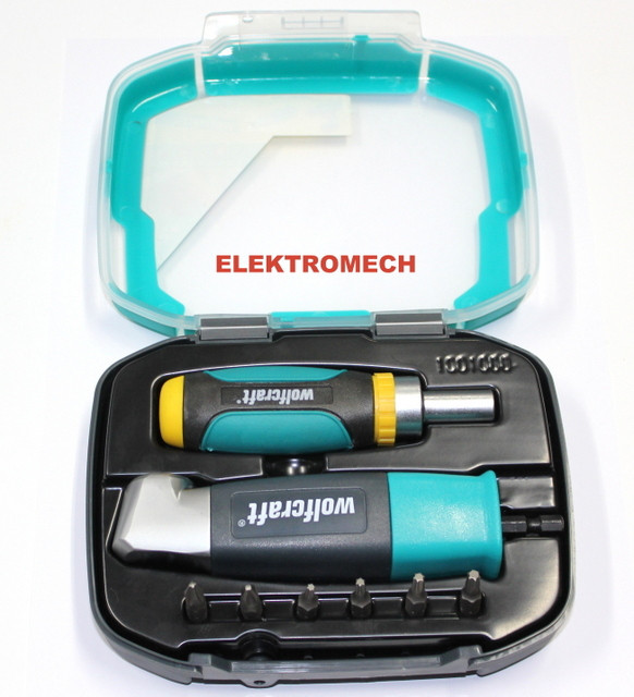 Adapter kątowy do wkrętarki Wolfcraft 1001000 8 elementów