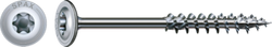 WKRĘT KONSTRUKCYJNY, ŚR. 6,0 MM, GŁÓWKA TALERZOWA, GNIAZDO T-STAR PLUS TX 30, SZPIC 4CUT, GWINT CZĘŚCIOWY, POWŁOKA ANTYKOROZYJNA WIROX, 100 SZTUK