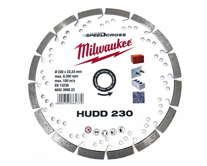 Tarcza Diamentowa Milwaukee SPEEDCROSS HUDD 230mm