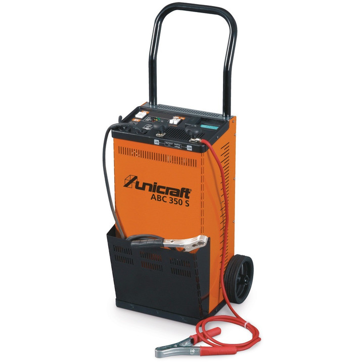 ABC 350 S – Profesjonalny, automatyczny prostownik z funkcją rozruchu 12 i 24V.