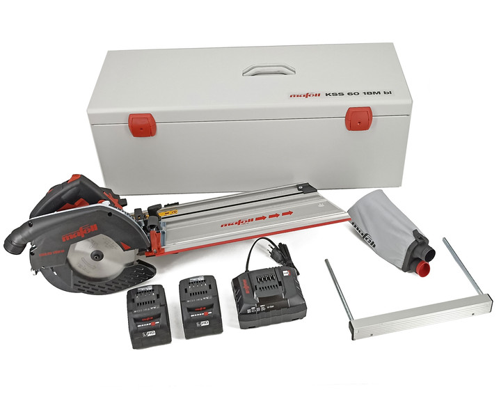 Akumulatorowy System Cięcia Mafell KSS 60 18M bl (Zestaw z Szyną F160)