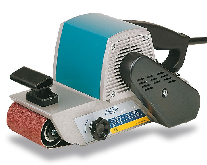 AF11Szlifierka taśmowa trójfazowa 900W pow. robocza 175x100mm wym. pasa 690x100