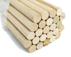 Kołki bukowe Fi 14 mm, 100 cm, 25 sztuk