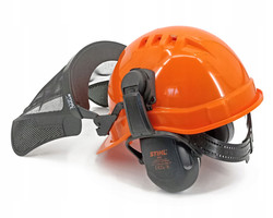 Kask Ochronny Stihl FUNCTION BASIC – Zestaw z Nausznikami i Osłoną Twarzy