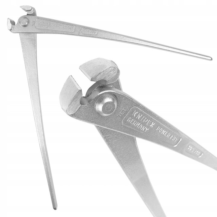 KNIPEX Obcęgi Zbrojarskie 300mm Niklowane – Do Cięcia i Skręcania Drutu