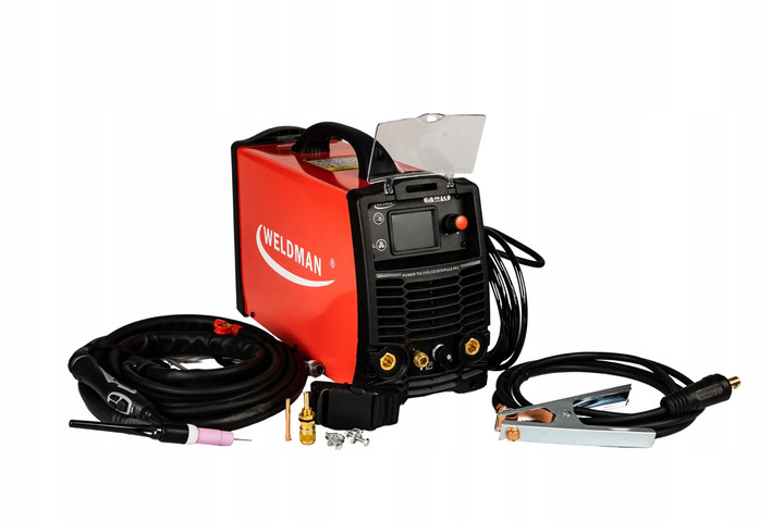 Spawarka do Aluminium TIG AC DC POWER TIG 210 2T 4T Punkt COLD 230V WELDMAN