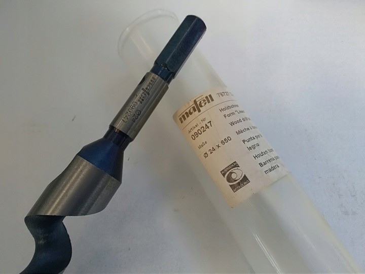 Wiertło spiralne Ø 16 (świdry) z uchwytem sześciokątnym do BST 650 S, dł. całk. 650 mm