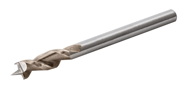 Wiertło o średnicy 5,2 mm przeznaczone do wstępnego nawiercania otworów pod wkręty tarasowe z drewna miękkiego z podkonstrukcją z aluminium