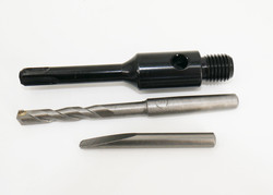 ADAPTER SDS+ / 1/2″ ( L-115 MM ) + WIERTŁO PROWADZĄCE + KLIN 