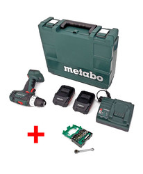 Wiertarko-wkrętarka Metabo SB 18 L 602317500 + zestaw bitów Hikoki 4003002