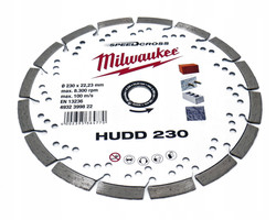 Tarcza Diamentowa Milwaukee SPEEDCROSS HUDD 230mm