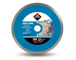 Tarcza diamentowa do materiałów twardych obrzeże CIĄGŁE - CPA 250 SUPERPRO