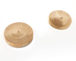 Fleki Gałęziowe Świerkowe FI 25mm / 5mm (Zaprawki do Drewna) - 1000 szt.