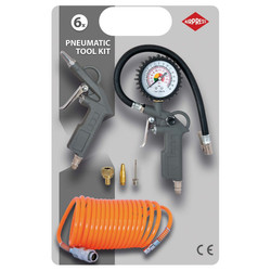 Zestaw narzędzi pneumatycznych 6cz.