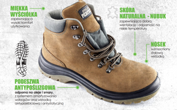 Obuwie robocze roz 41 Stalco