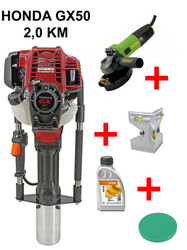 Kafar spalinowy palownica Bycon DPD 120 Honda GX50 4SUW + szlifierka kątowa ProCraft PW1050