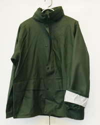 KPR-PU Kurtka przeciwdeszczowa poliuretan zielona rozm. XL