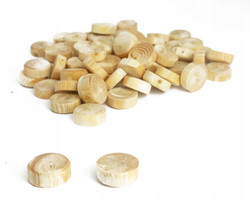 Fleki Gałęziowe Świerkowe FI 20mm (Zaprawki do Drewna) - 100 szt.