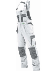 Spodnie ogrodniczki Stalco ALLROUND LINE BIAŁE r. 52 S-42153