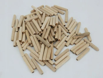 Kołki Drewniane Meblowe Ryflowane 6x35 mm (100 szt.)