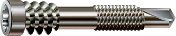 WKRĘT DO DESKI TARASOWEJ SPAX D ALU, ŚR. 5,0 MM, GŁÓWKA CYLINDRYCZNA, GNIAZDO TX 25, GWINT DOCIĄGAJĄCY, SZPIC NAWIERCAJĄCY (WIERTŁO), STAL NIERDZEWNA A2, 100 SZTUK