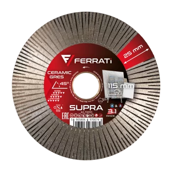 Tarcza diamentowa tnąca i szlifująca 115mm SUPRA