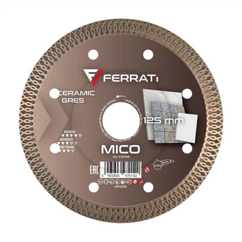 Tarcza Diamentowa Ferrati MICO 125mm do Cięcia Gresu i Ceramiki