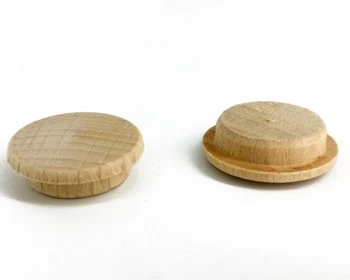 Zaślepka do schodów, buk ∅15 mm, 100 sztuk
