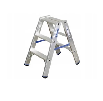 Drabina dwustronna ze stopniami - 2 x 3 stopnie