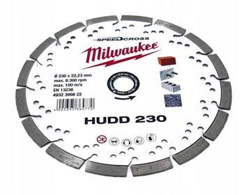 Tarcza Diamentowa Milwaukee SPEEDCROSS HUDD 230mm